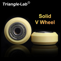 Trianglelab Kevlar reinforced self-lubricating wear-resistant V-SLOT Solid V Wheel for voron prusa MK3S ender 3 cr-10