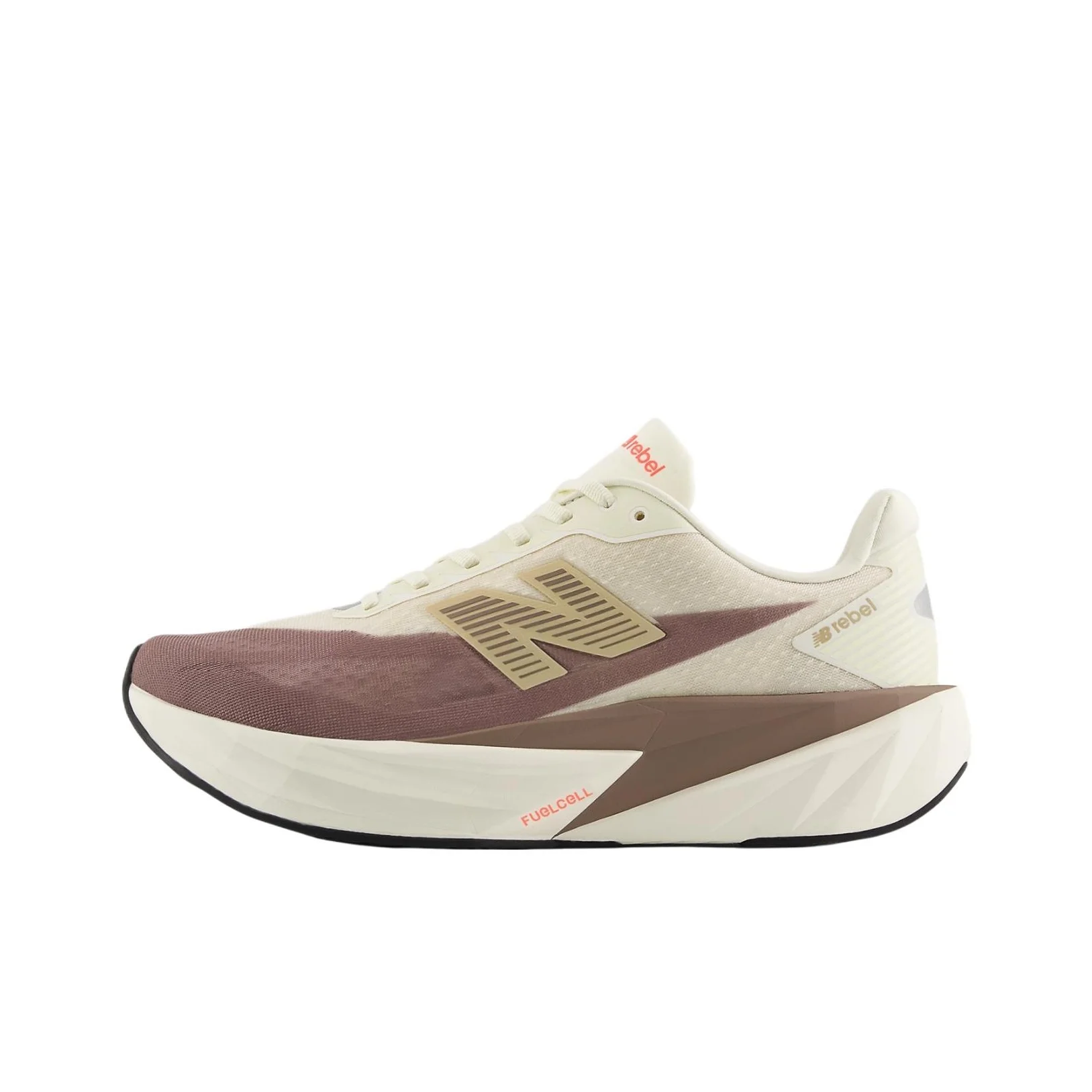 New Balance FuelCell Rebel V5 Running Shoes Unisex Low Top Beige/Brown MFCXLY5