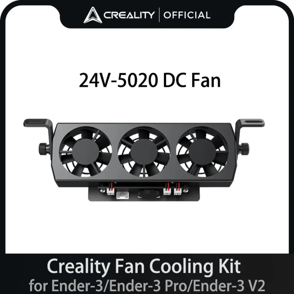 

Официальный комплект охлаждения вентилятора Creality для Ender-3/Ender-3 Pro//Ender-3 V2 24 В-5020, вентилятор постоянного тока, быстрое рассеивание тепла, детали 3D-принтера