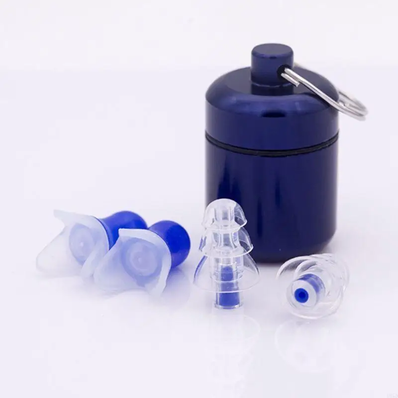 키체인 귀마개 보관 케이스 지갑 방수 금속 상자에 대 한 알루미늄 합금 보관 용기