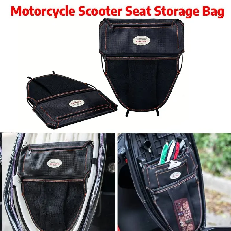 For Aprilia SRGT200 SR GT 200 SR GT 125 SR200 GT SRGT125 Motorcycle Scooter Under Seat Storage Bag Pouch Organizer Tool Bag