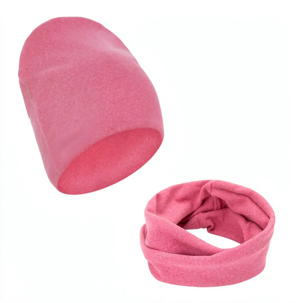 Thermal Baby Beanie Hat And Cross Scarf Set Winter Warm Headwear For Bathingbaby Soft Cashmere Toddler Boy Girl Caps