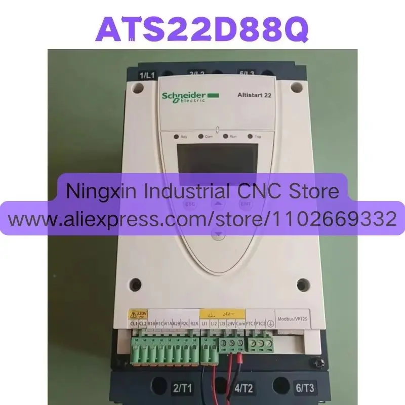 

Second-hand ATS22D88Q Soft Starter Tested OK Quick Shipment