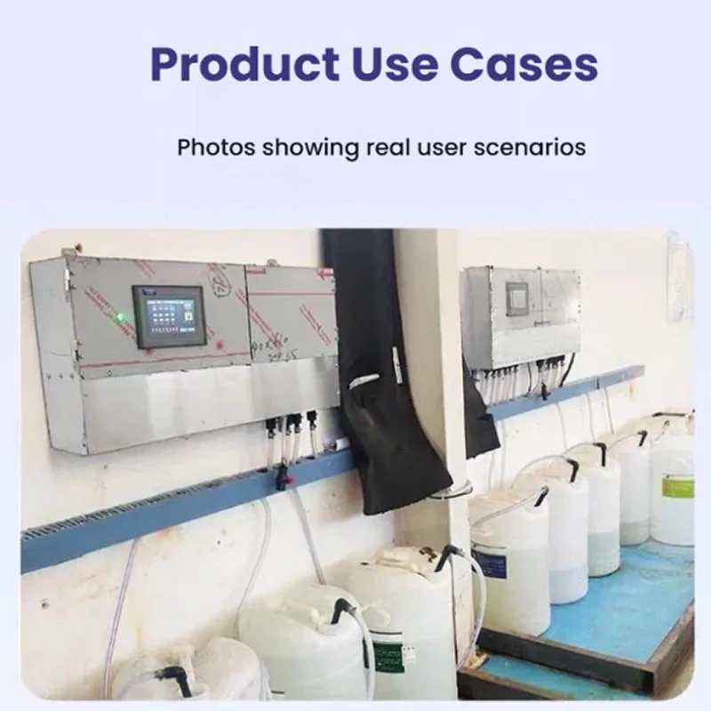 Sistema de Dosagem de Produtos Químicos para Lavanderia de 1 Canal com Armário de Aço Inoxidável e Controle Síncrono para Múltiplas Lavadoras
