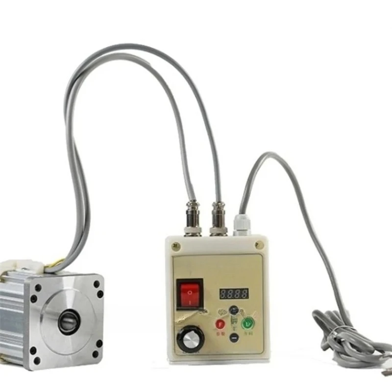 550W/750W Brushless Servo Motor Kit 110V/220V Knob Speed Control Set Practical Woodworking Lathe Belt Sander Accessories