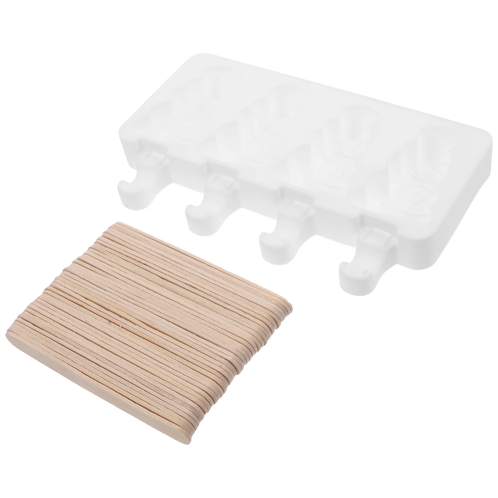 

1Set Reusable Silicone Ice Cream Molds DIY Popsicle Supplies Safe for Kids Fun Summer Activity Popsicle DIY Molds