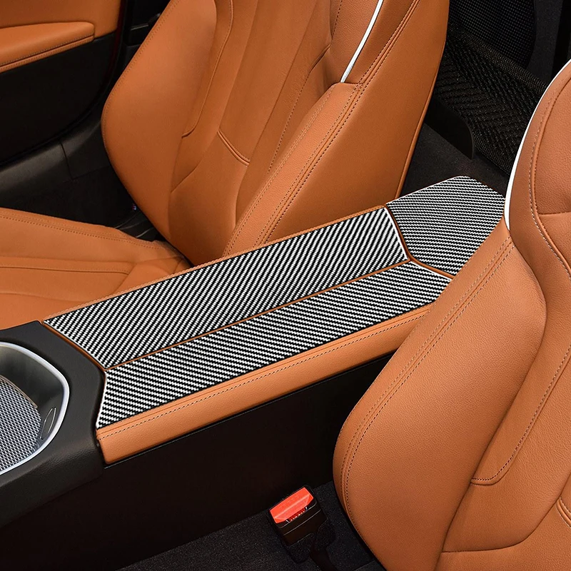 

Автомобильная консоль, подлокотник, ящик для хранения, панель, отделка, украшение для BMW Z4 G28 2019-2022, аксессуары для интерьера, наклейки из углеродного волокна