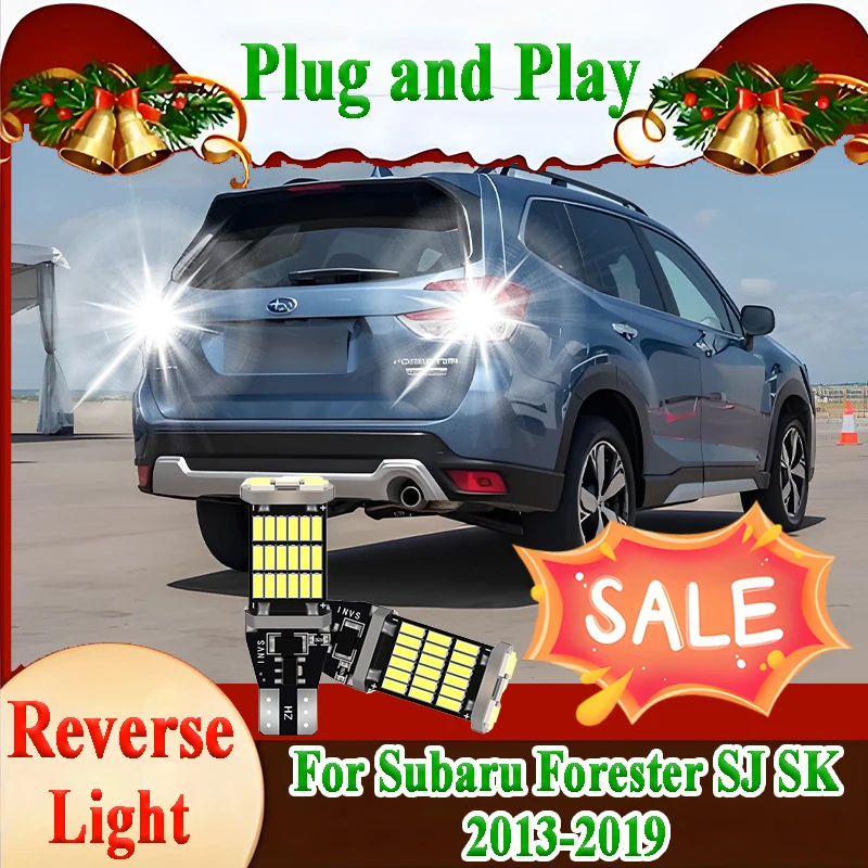 

2PCS W16W T15 921 Car LED Reverse Light For Subaru Forester SJ SK 2013-2016 2017 2018 2019 Backup Back Up Lamp Canbus No Error