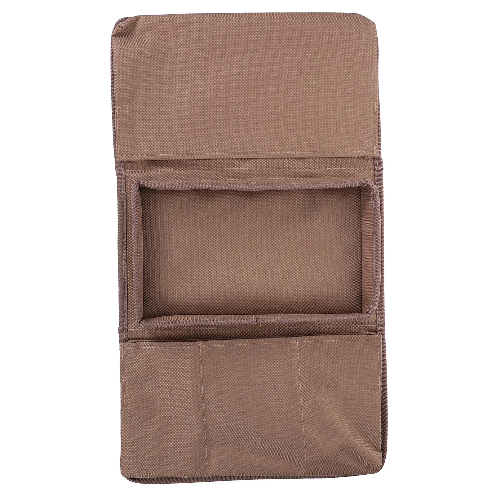 

Sofa Organizer with 4 Pockets Cup Holder Tray Armrest Bag for Remote Control Magazine Glasses Snacks Drinks Couch Storage