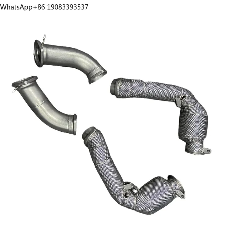 

Выхлопная труба (даунпайп) для BMW X5M F95/X6M F96 S68 4.4TT V8 с катализатором, аксессуары для автомобиля