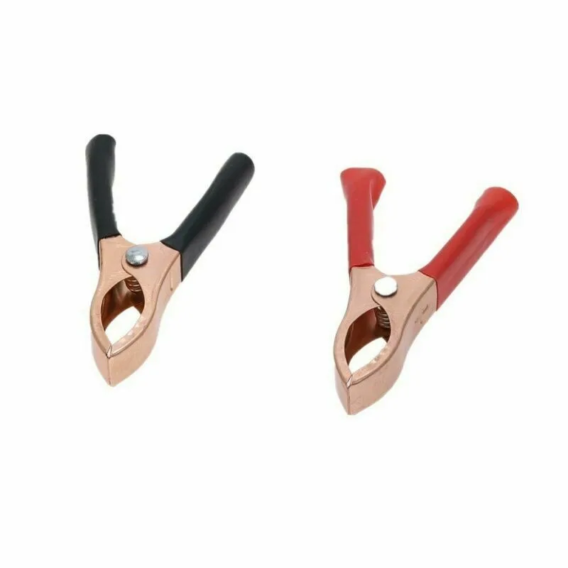 10pcs 30A Car Alligator Clips Battery Clamps 70mm Crocodile Clip Universal Aligator Clips for Car Battery Jump Start
