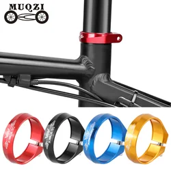 MUQZI Bicycle Seatpost Clamp 34.9mm Ultralight Aluminum Alloy Seat Tube Clip MTB Road Fixed Gear Bike Cycling Parts