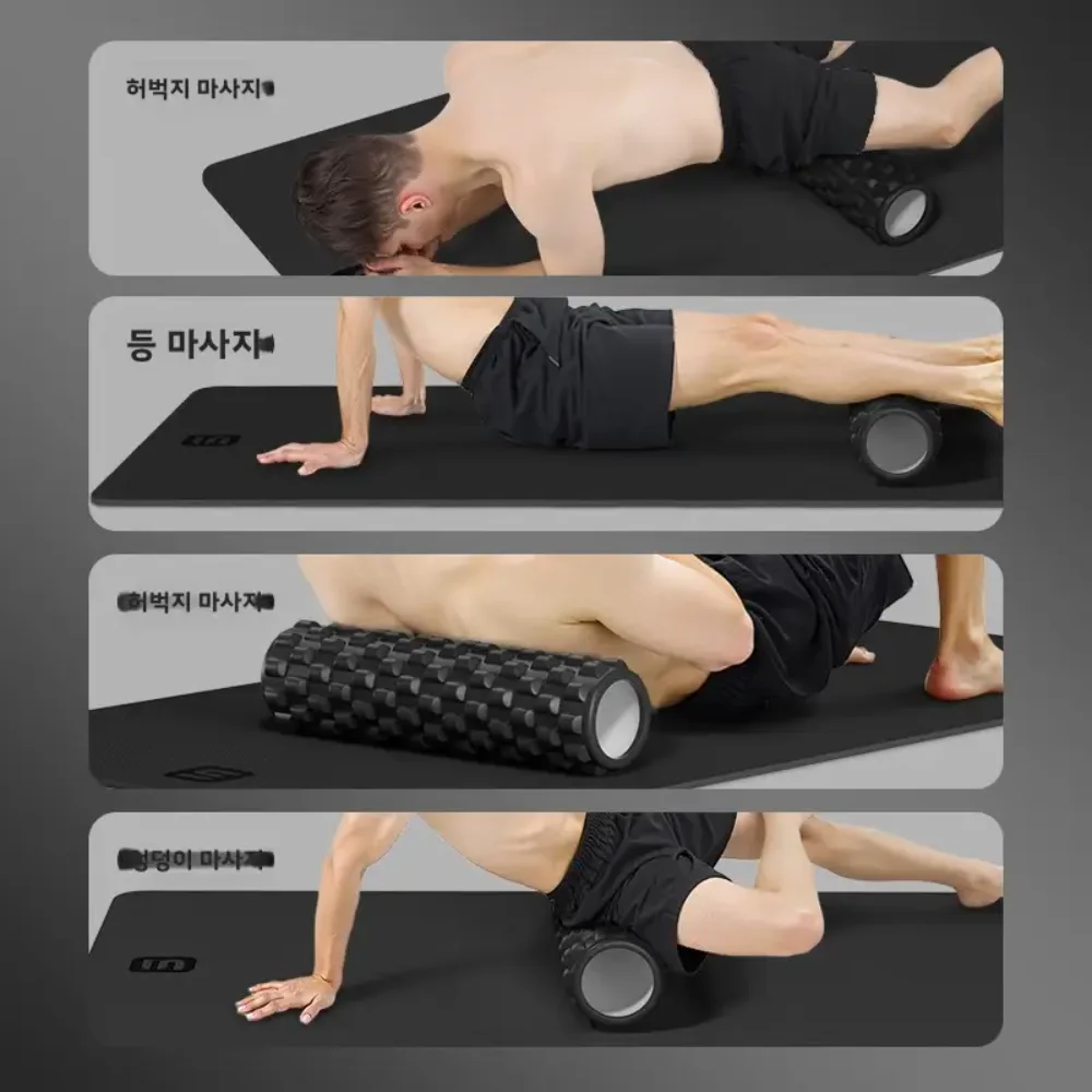 2-In-1 Solid Spiky Foam Roller - Yoga Fitness Massage recension och pris