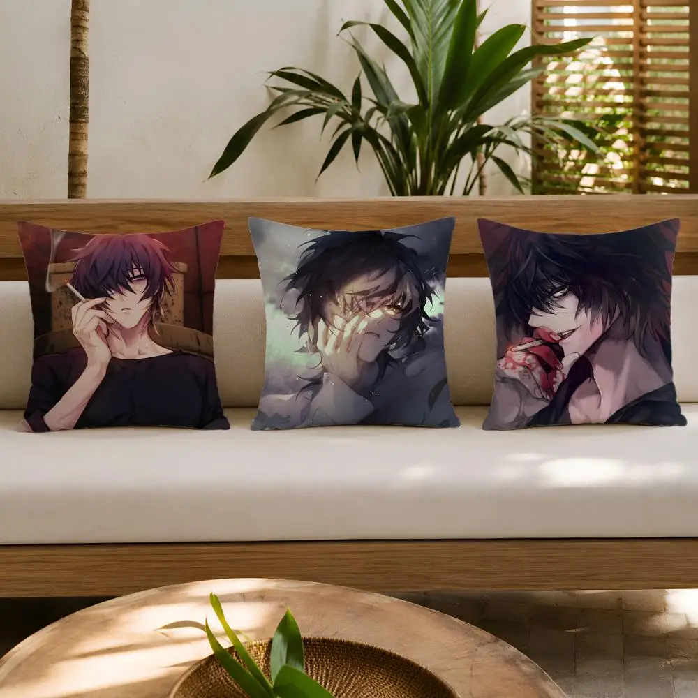 Towa S-slow Damage Cushion Cover Double-Sided Plush Sofa Cushion Covers Organic Breathable Invisible Zipper