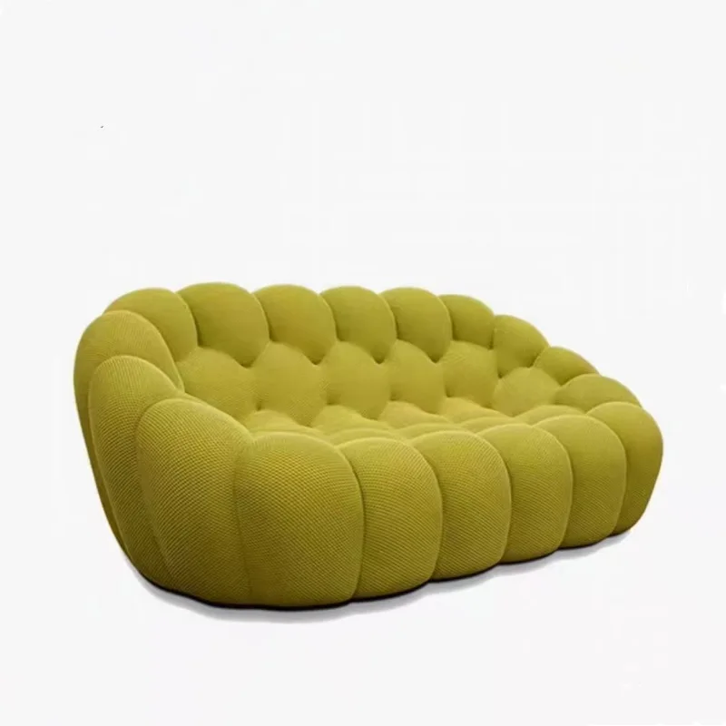 

Vacuum roll bag football bubble net sofa freehand living room Internet celebrity designer styling cotton sofa