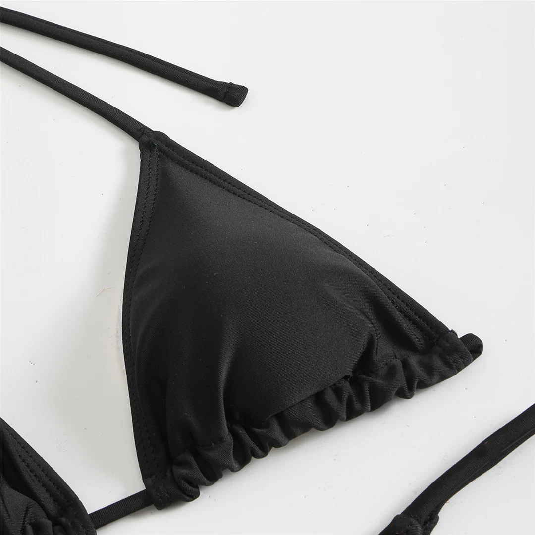 4-teiliges Set mit Rock, langen Ärmeln und hohem Beinausschnitt, Damen-Bikini, Damen-Badebekleidung, vierteiliges Bikini-Set, Badeanzug, Badebekleidung, Modell V6341. – Detail 13