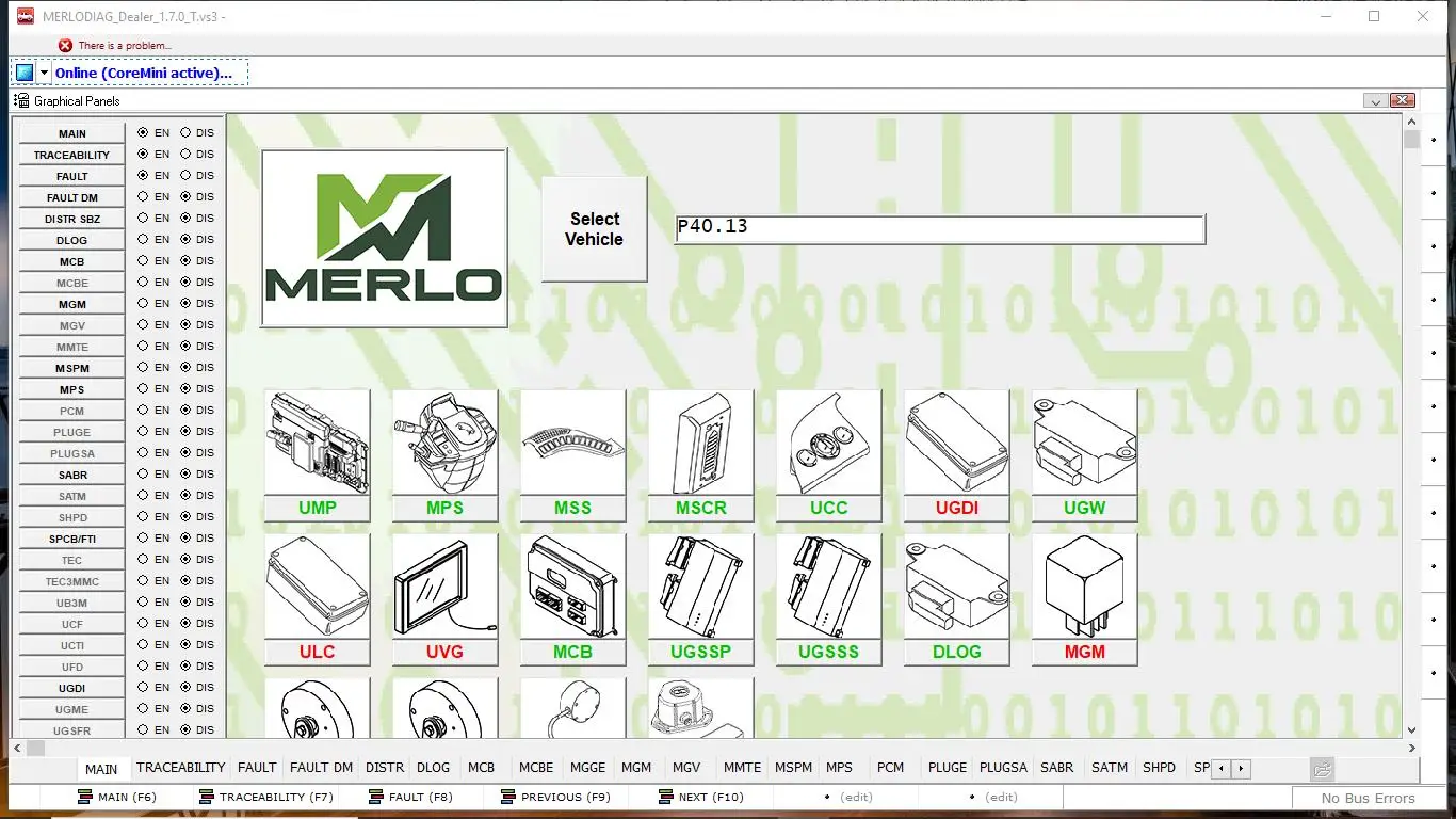 AutoCD Merlo Diagnostic Tool - MerloTOOL V1.7.0 with Dongle Emulator
