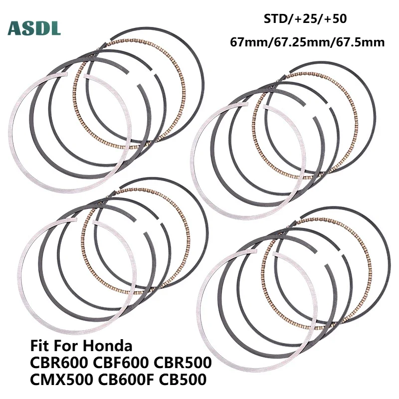 

STD 67mm Motorcycle Engine Piston Ring Set For HONDA CBR600 CBR 600 F4 1999 2000 CBR600 F4I 2001-2006 CBR600RR F5 03-06 1pc/4pc