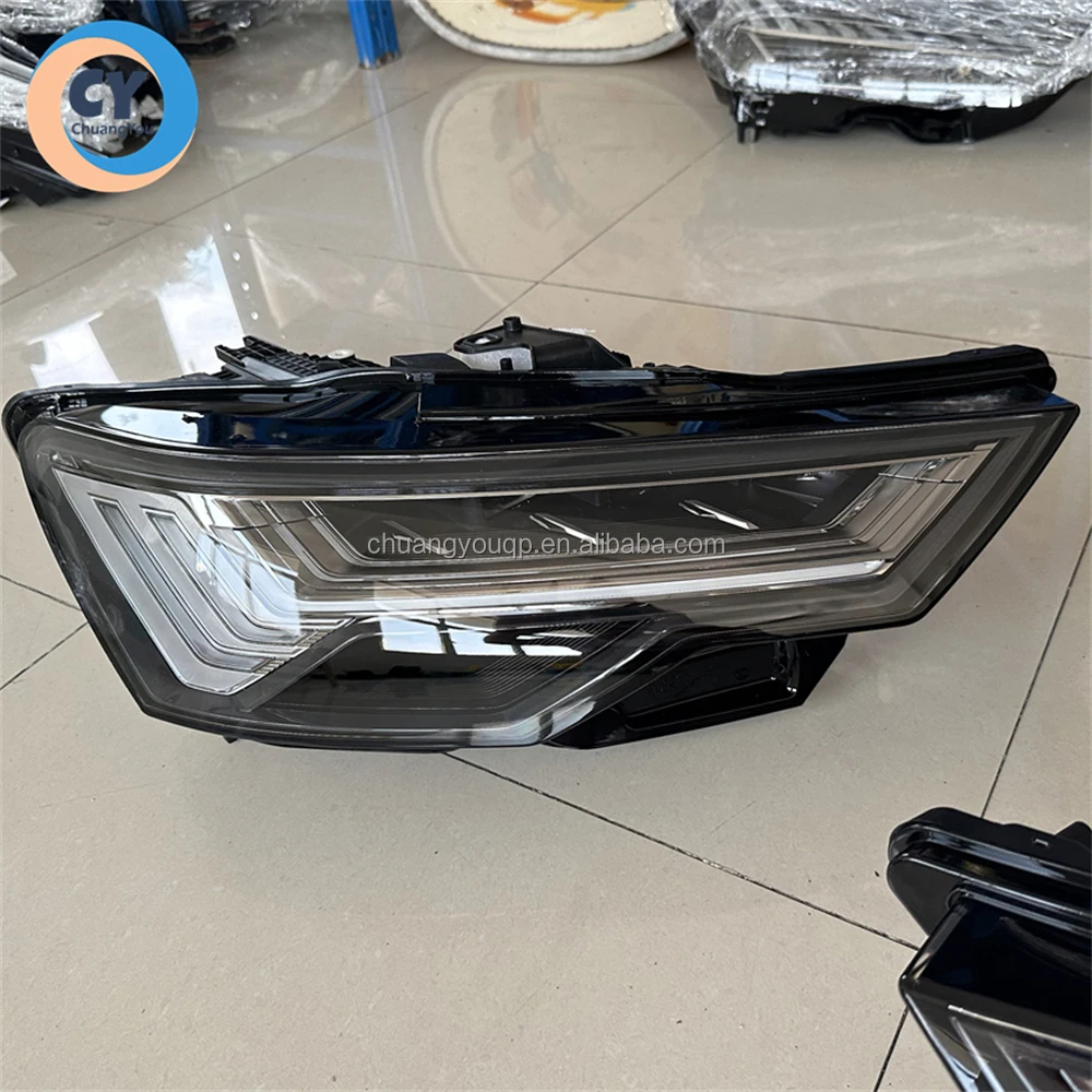 ل S6 مصفوفة LED المصباح الأصلي 2019 2020 2021 2022 2023 2024 2025 مصباح كشافات عالية الجودة A6 C8 ترقية ضوء السيارة