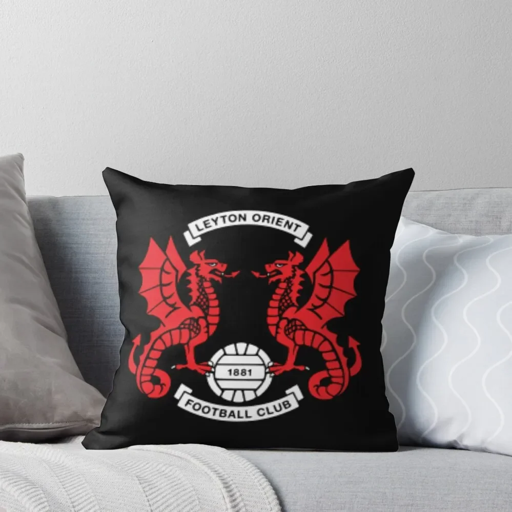 

Leyton OrientFootball Club Throw Pillow Sofa Decorative Covers christmas supplies pillow