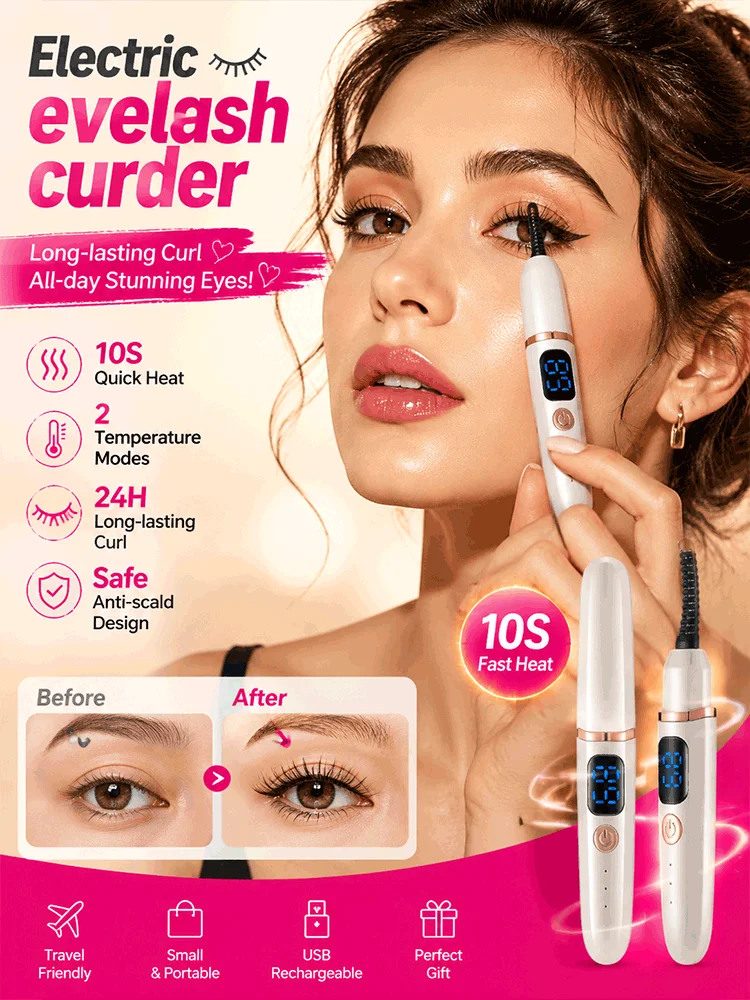 Curling eyelashes,eyelash j curl,Eyelash brush,iron,New Women Automatic Tool free shipping