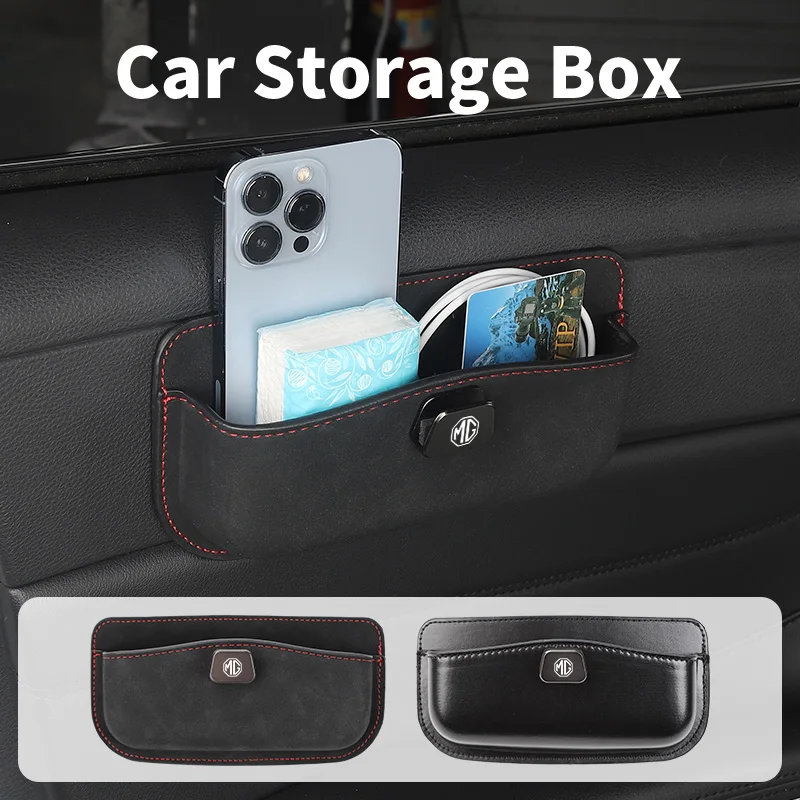 Car Seatback Storage Box Seam Case Door Clutter Organizer Accessories For Morris Garages MG 6 3 5 7 TF ZR ZS HS GS GT Hector RX5