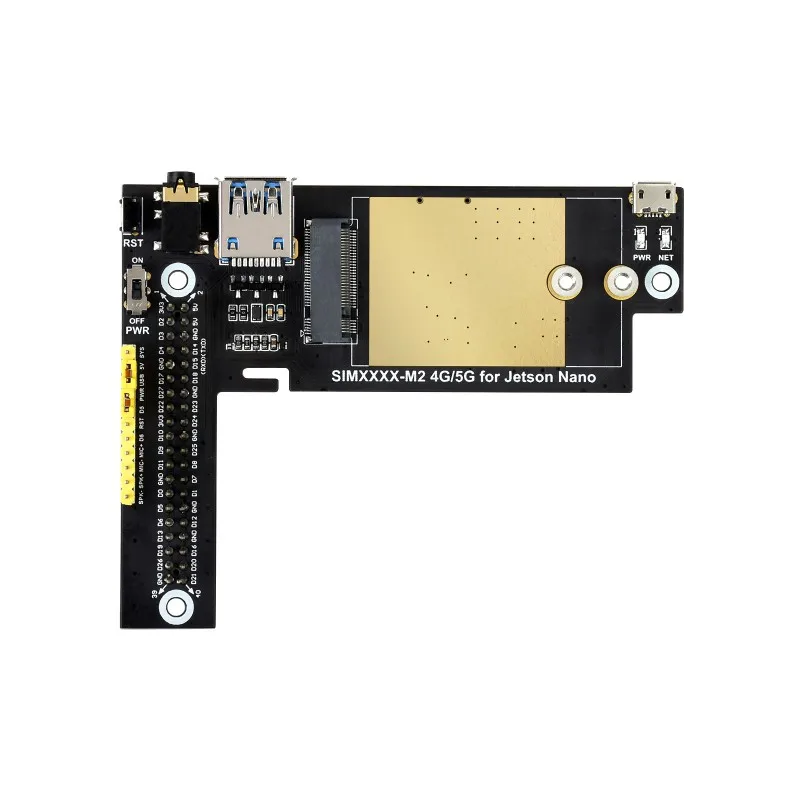 5G/4G/3G module designed for Jetson Nano, multi mode multi band, Options for 5G Module