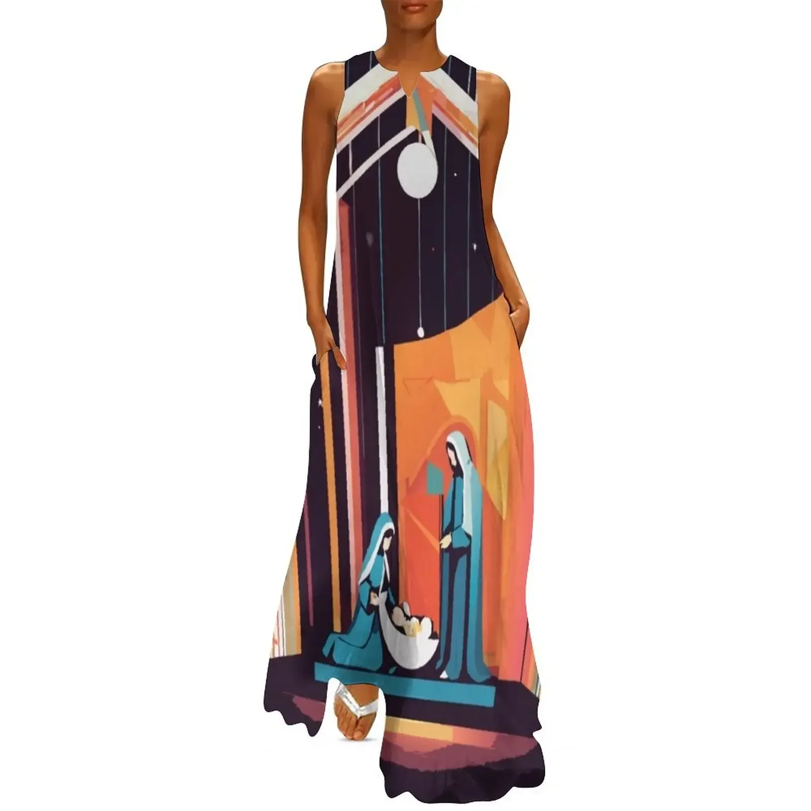 

Nativity Scene Long Dress wedding dresses for parties prom dresses 2025 Woman clothing prom dress 2025 Dress