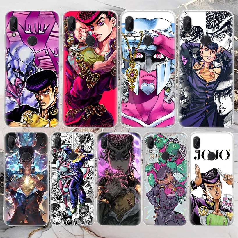 JoJo Adventure Higashikata Josuke Мягкий чехол для телефона для Xiaomi Redmi 14C 13C 12C 13 12 10C 10A 10 9 9A 9C 9T 8 8A 7 7A 6A 6 Pro K7