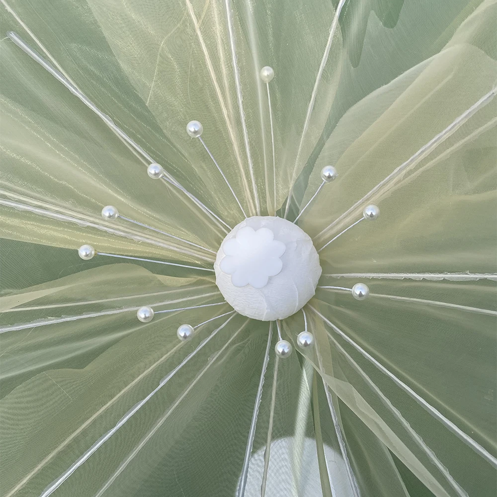 1P Seidengarn Mohn Künstlicher Blumenkopf Fotografie Requisiten Hochzeit Party Dekoration Riesengarn Blumen Fenster Display Ornamente