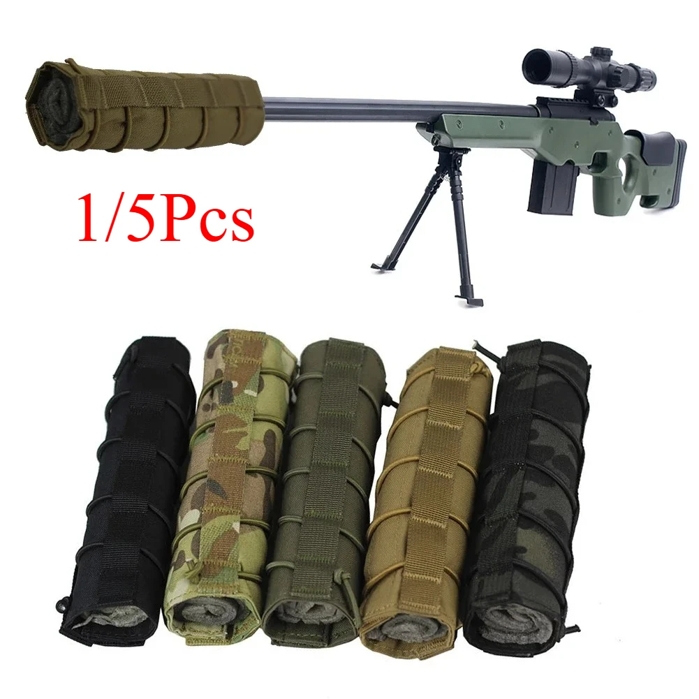 1/5 pièces Nouvelle Housse de Protection Silencieuse Tactique pour Suppresseur Mirage, Manchon de Protection Thermique pour Tir