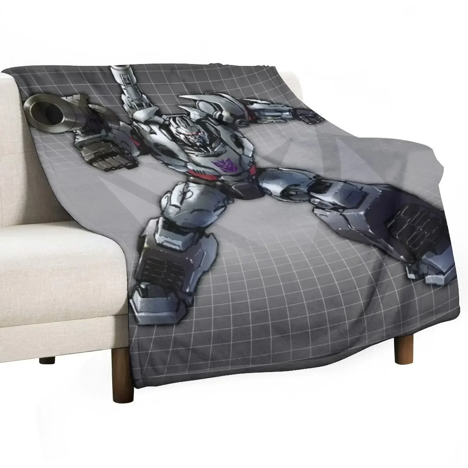 Megatron Throw Blanket blankets and throws Bed Fashionable Cute Plaid For Baby Blankets