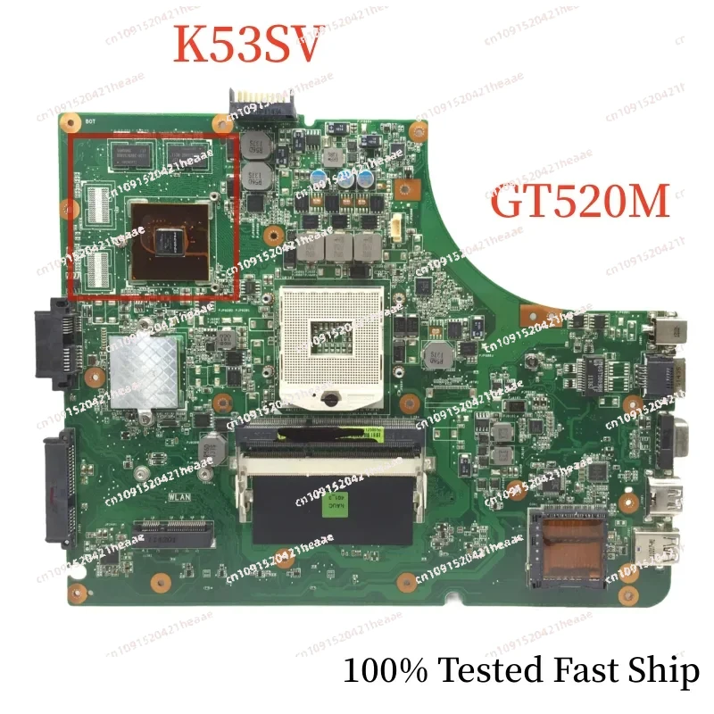 Suitable  For K53SV  3.1 Motherboard With GT520M DDR3 Mainboard 100% Tested Fast