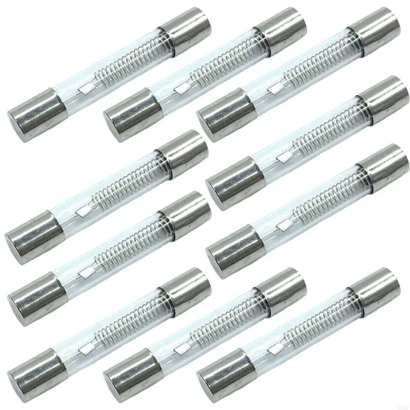Molf 10Pieces 6x40mm Tubos fusível fusível altura forno tensão 0,65a 0,75a 0,8a 0,9a 5kV para substituição