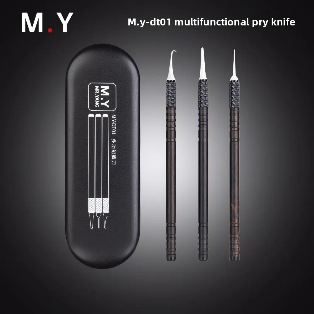 M.Y-DT01 Multifunction Pry Tool Set Blade for Hard Drive IC Chip CPU Pry Bar Glue Remover Scraper Cutter