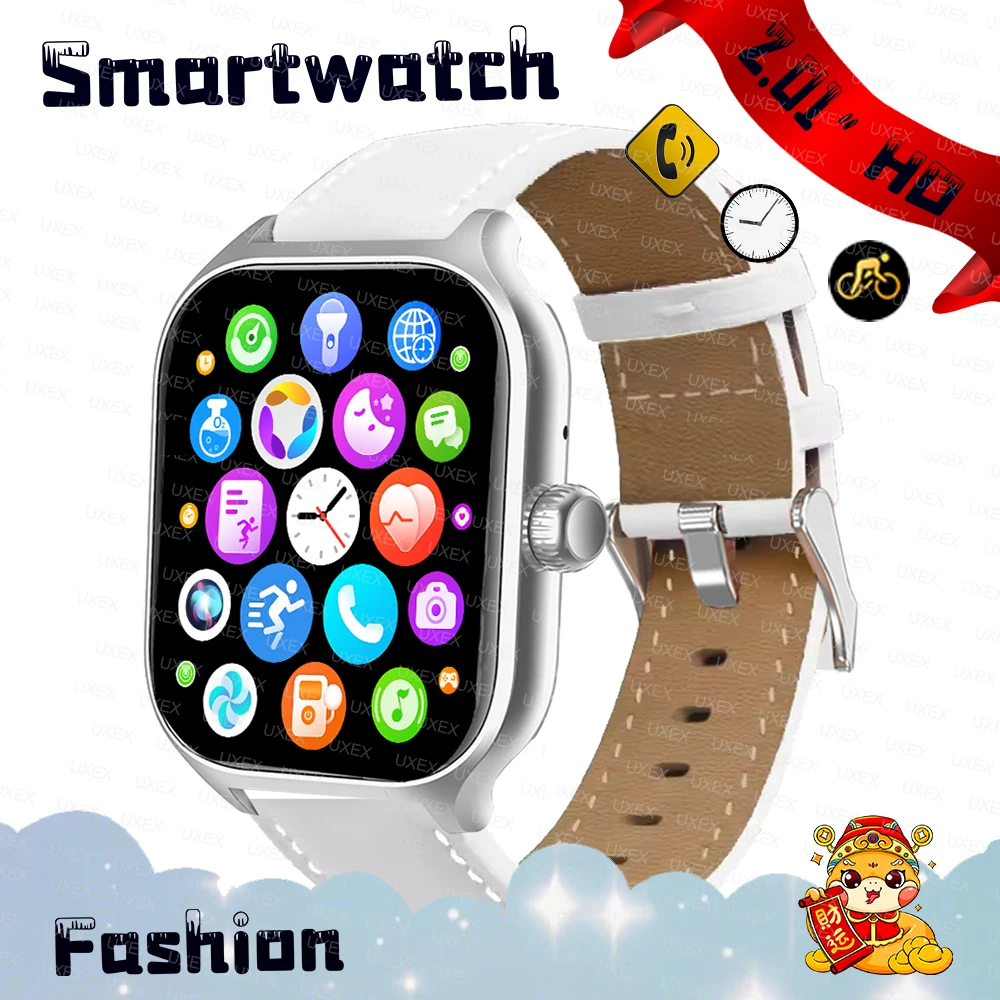 

Business Custom Photo Digital Smartwatches Men Pro 2.01 Full Touch Screen Bluetooth Call Health Tracking Smart Watches 2026 New