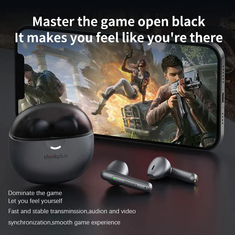 Original lenovo lp1 pro tws fones de ouvido sem fio bluetooth 5.1 esporte redução ruído controle toque 2025 novo