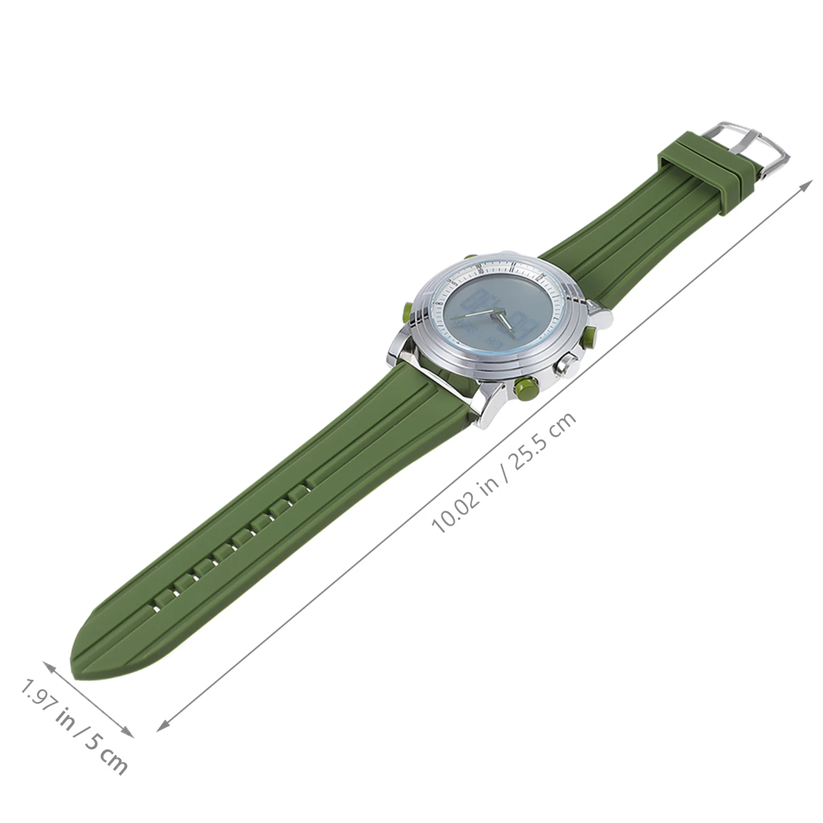 1Pcs Luminous Sports Watch Outdoor Electronic Digital Multifunction Watch with Alarm Date for Students Electric Wristwatch