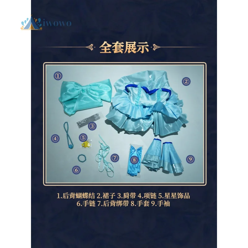 2026 NEW Anime Mermaid Melody Pichi Pichi Hanon Hosh Princess Dress Cosplay Costume With Gloves Prop necklace Suit