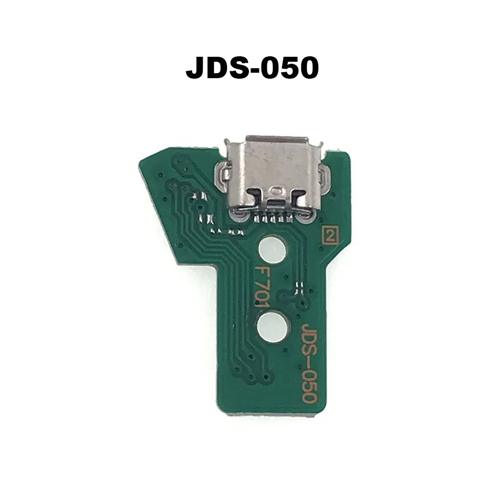 USB Charging Port Socket Circuit Board For 12Pin JDS 011 030 040 050 14Pin 001 Connector For PS4 Controller