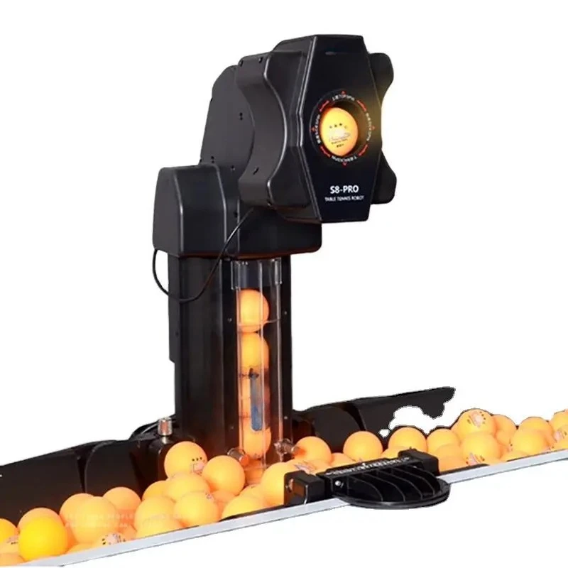 S8-PRO/JT-A روبوت لتنس الطاولة تخدم آلة روبوت أوتوماتيكية بالكامل قابلة للبرمجة لتدريب تنس الطاولة بينج بونج #6