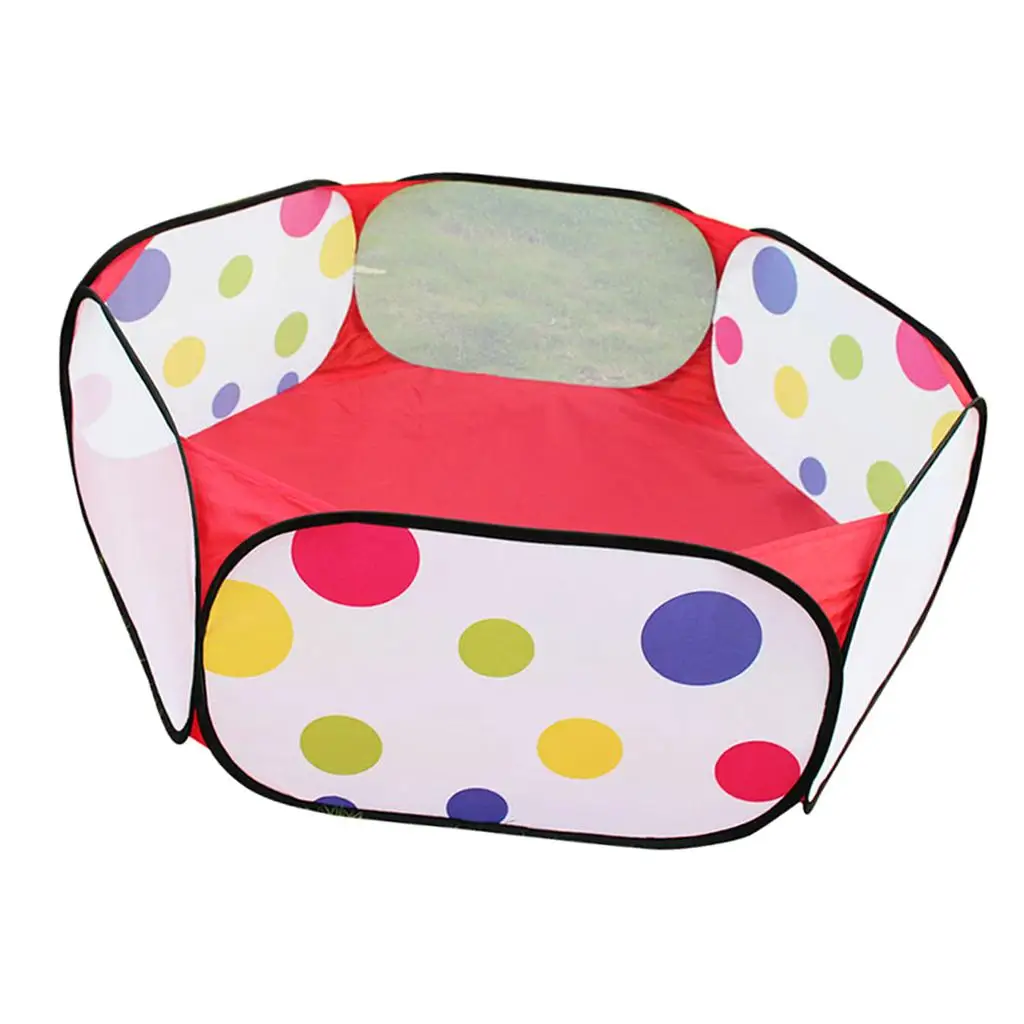 Tienda de juegos plegable, parque infantil portátil, piscina, vivero, parque infantil, juguete deportivo para niños pequeños, interior y exterior, 120CM/ 47'' #   Punto