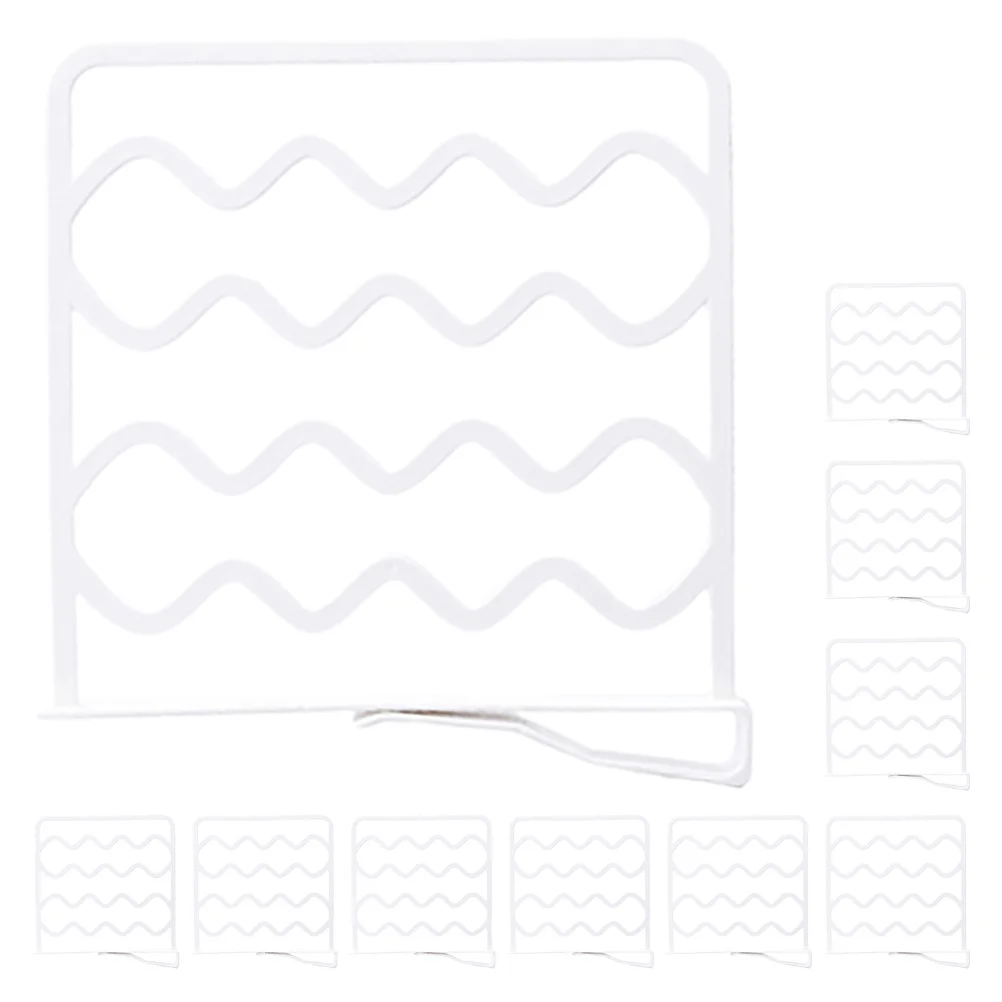 

10Pcs Adjustable Closet Shelf Dividers No Drilling Storage Organizer Closet Divider Shelf Inserts for Clothes Bags