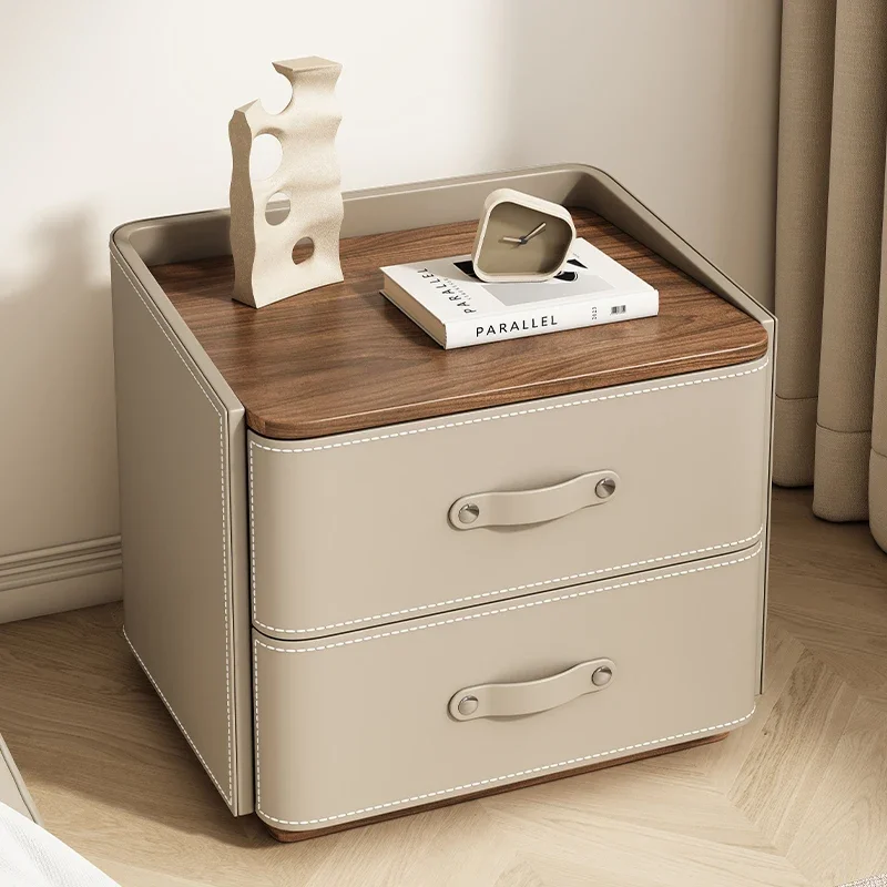 Storage Luxury Nightstand Drawer Aesthetic Minimalist Italian Bedside Table Modern Nordic Mesitas De Noche Bedroom Furniture