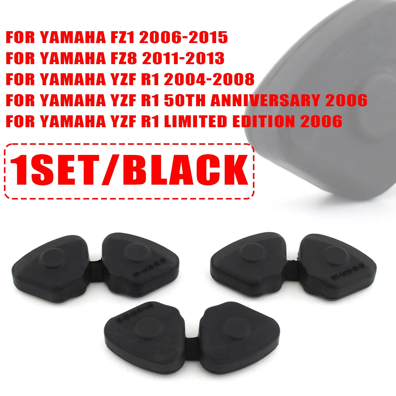 3PCS/set of Flywheel Rubber Damper Absorber For Yamaha FZ1 2006-2015 For Yamaha YZF R1 Limited Edition 2006