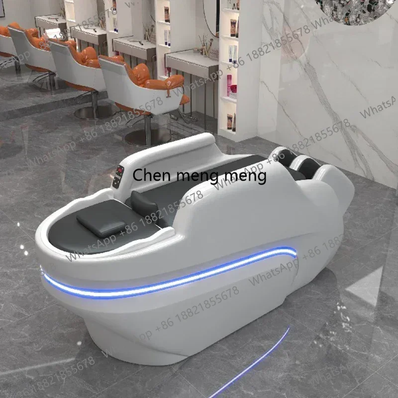 

Умное массажное кресло-мойка для парикмахерских и салонов красоты, многофункциональное, с функцией ухода за волосами, мебель для салонов, с подсветкой