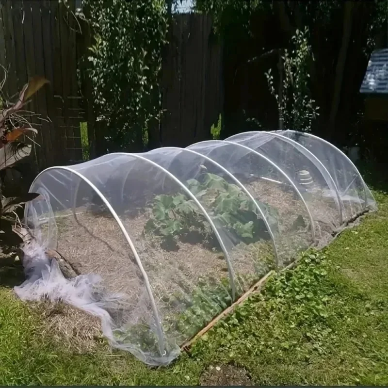 1 pack, insect proof net HDPE 60 mesh transparent mesh barrier ultra-fine plant fruit tree net vegetable blueberry, row cover ne
