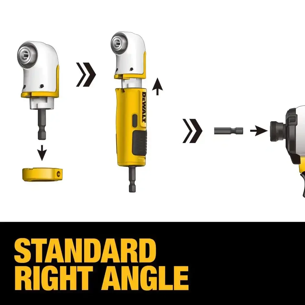 DEWALT DWAMRASET MAX FIT Modular Right Angle System DWAMRASETFT FLEXTORQ Modular Right Angle System Power Tool Accessories