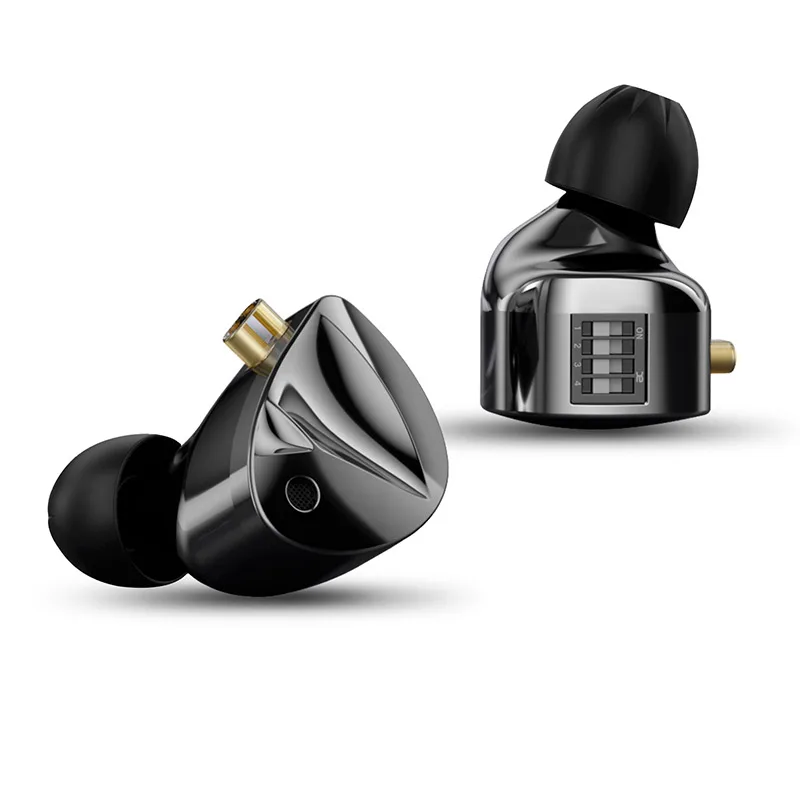 KZ D-Fi 4-Level  In Ear Monitor HiFi  Earphone  customizableTuning Switch Headphone Zobel network circuit design Headset