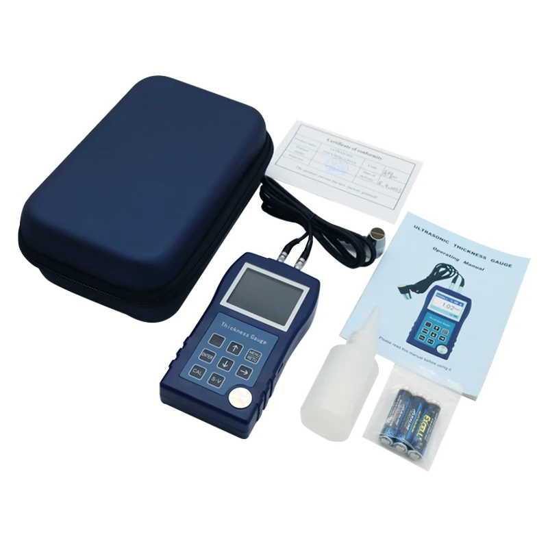 87S ハンドヘルドデジタル E-E 浸透コーティング超音波厚さ計金属壁厚計